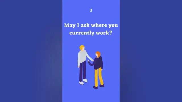 Video thumbnail for Asking to Know What Someone’s Profession Is