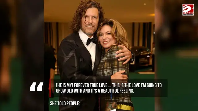 Video thumbnail for 'Forever true love...' Shania Twain on her husband Frederic Thiebaud