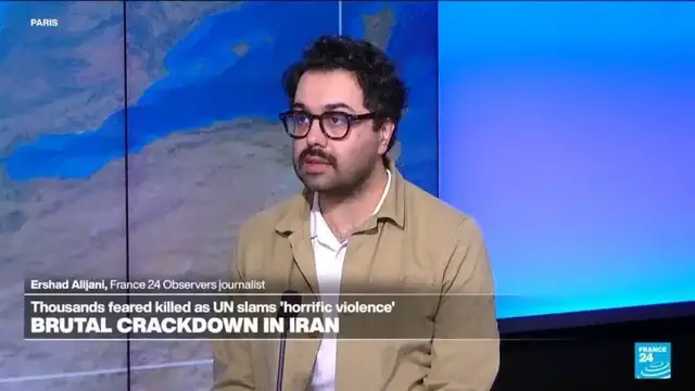 Video thumbnail for At least 2,000 protesters killed in Iran, with footage suggesting summary executions