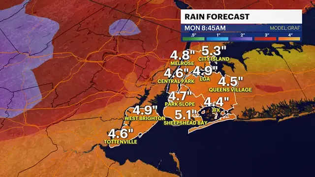 Video thumbnail for STORM WATCH: Nor’easter packs thunderstorms, coastal flooding and powerful gusts