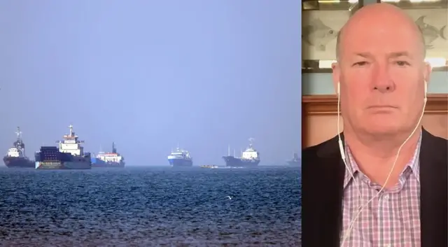 Video thumbnail for Hormuz crisis is commercial, not military problem, says David Des Roches