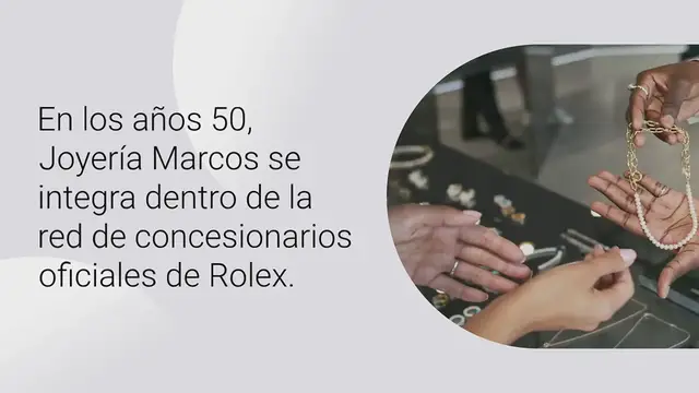 Video thumbnail for Joyería Marcos recopila más de 59 años con Rolex