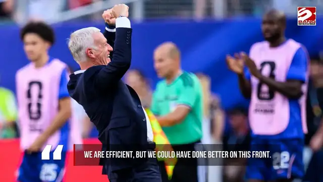 Video thumbnail for Didier Deschamps urges France to be efficient ahead of World Cup quarter-final