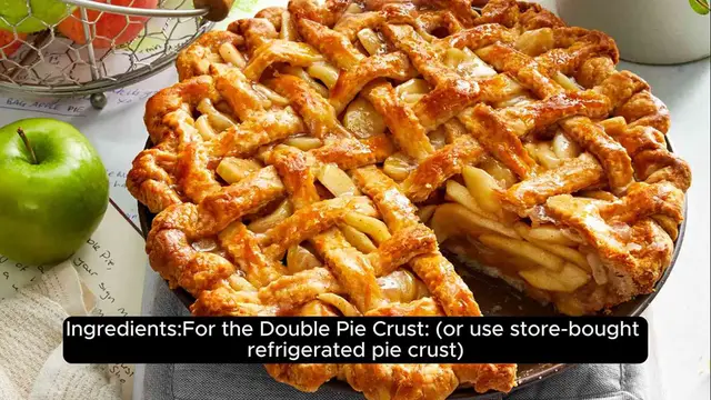 Video thumbnail for Apple pie recipe