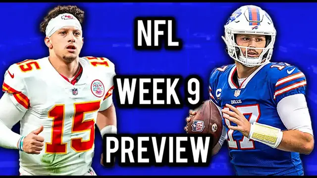 'Video thumbnail for nfl week 9 preview: wide receiver rankings and chiefs vs bills analysis'