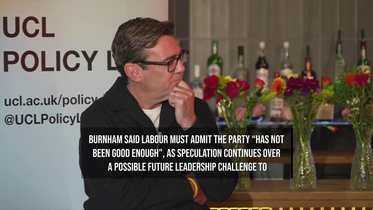 Video thumbnail for Burnham Confirmed As Labour Candidate In Key By Election.