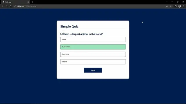 Video thumbnail for How To Make Quiz App Using JavaScript _ Build Quiz App With HTML CSS & JavaScript