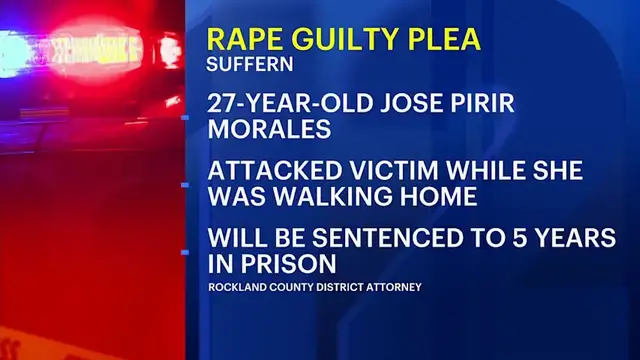Video thumbnail for Rockland County man pleads guilty to raping woman in Suffern
