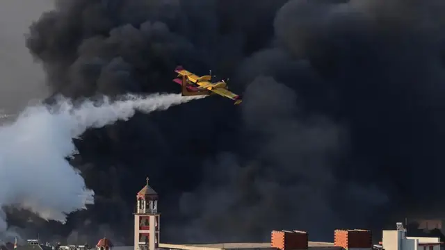 Video thumbnail for Greece's Thessaloniki threatened by spreading wildfire