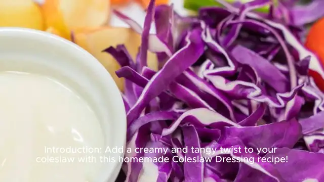 Video thumbnail for Coleslaw Dressing Recipe