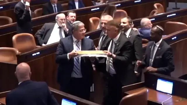 'Video thumbnail for Israel advances bill mandating death penalty for Palestinian ‘terrorists’'