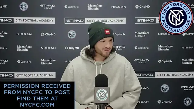 Video thumbnail for NYCFC Soccer Game: Philadelphia Match Interview