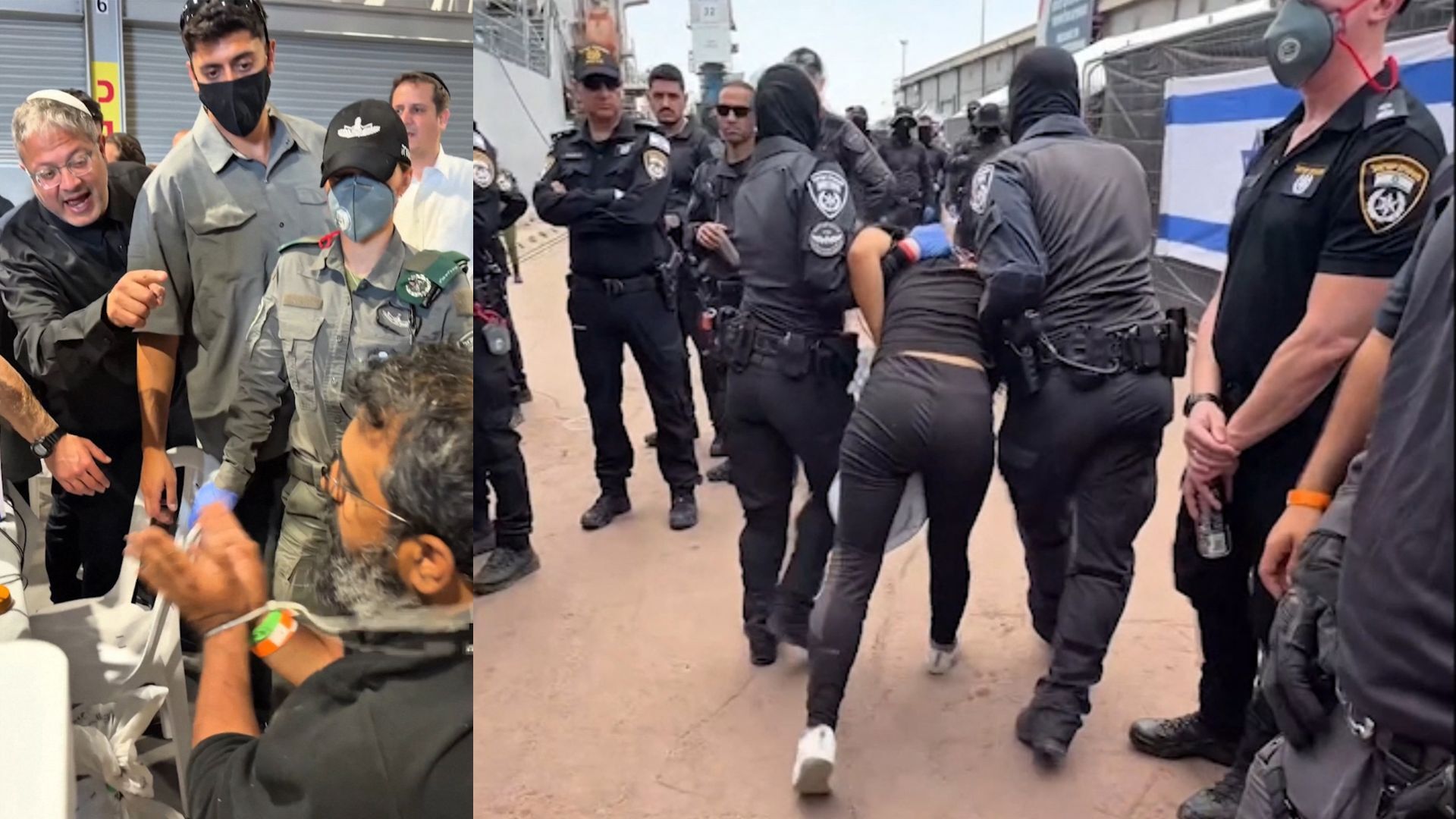 Video thumbnail for Global outrage mounts over Israeli minister’s video of detained Gaza flotilla activists