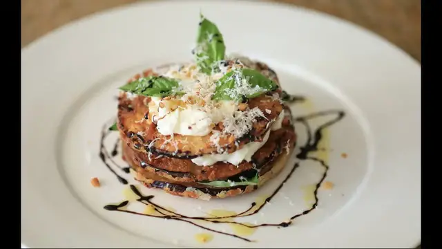 Video thumbnail for Eggplant Parmesan | Byron Talbott