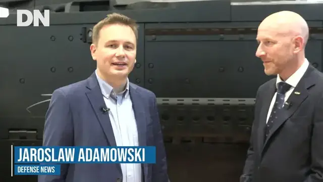 'Video thumbnail for General Dynamics U.K. unveils the Ajax Infantry Fighting Vehicle at DSEI 2025'
