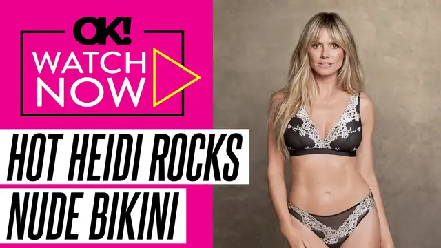 Video thumbnail for Heidi Klum, 52, Sizzles in Nude Bikini in Racy New Video: Watch
