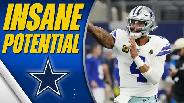 'Video thumbnail for a to z sports dallas: dak prescott's elite play masked by cowboys' pass protection issues'
