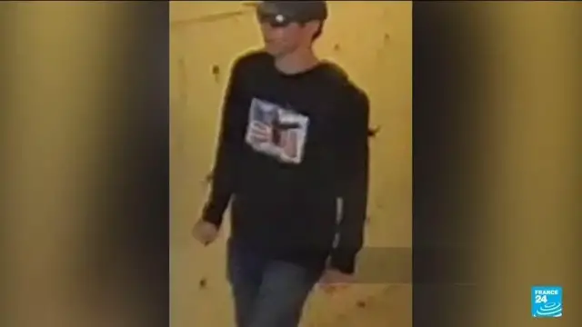 'Video thumbnail for FBI releases photos of person of interest in Charlie Kirk's shooting'