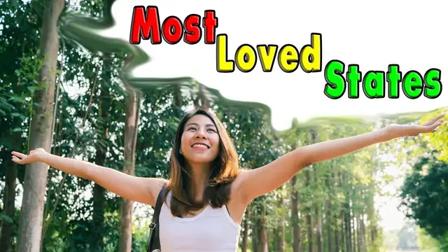 'Video thumbnail for Top 10 Most Loved States in the US.'