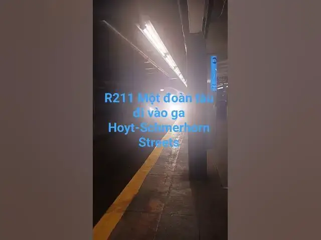 'Video thumbnail for R211 Một đoàn tàu đi vào ga Hoyt-Schermerhorn Street'