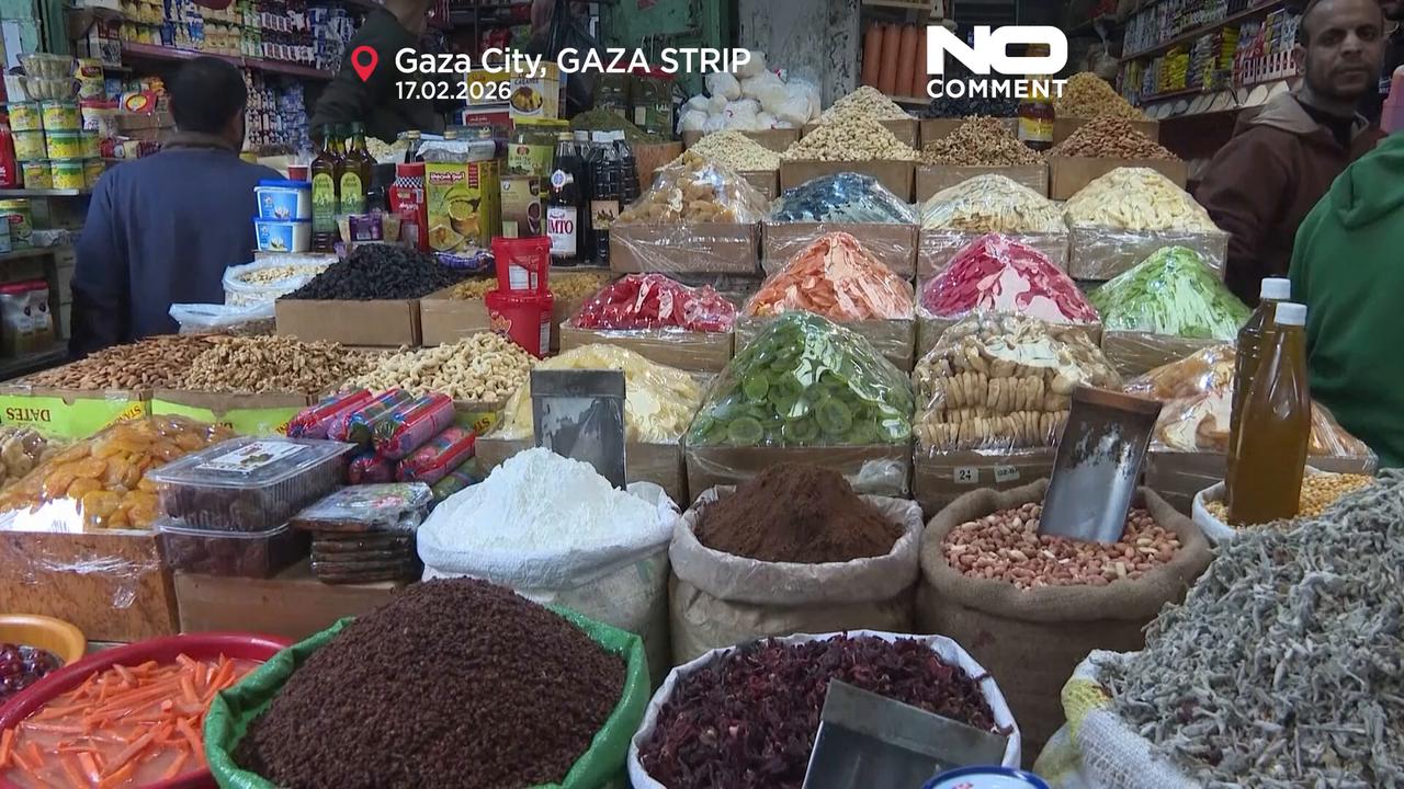 Video thumbnail for Gaza residents mark start of Ramadan amid economic hardship
