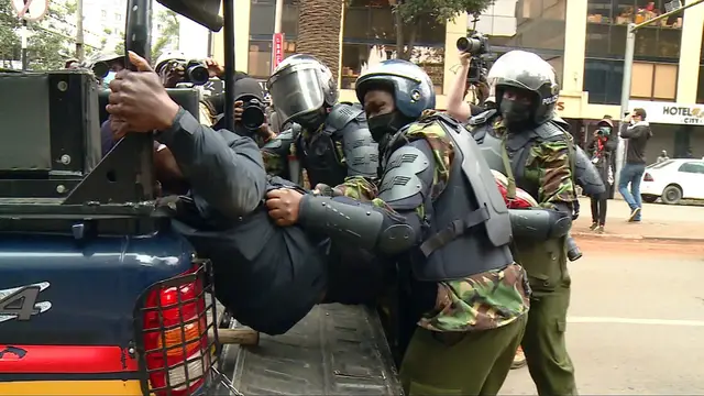 'Video thumbnail for Kenyan rights groups pursue class action over fatal police shootings'