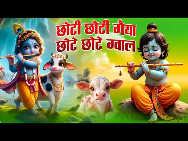 Video thumbnail for छोटी छोटी गैया छोटे छोटे ग्वाल || Choti Choti Gaiya Chote Chote Gwal || New  Little Krishna Bhajan