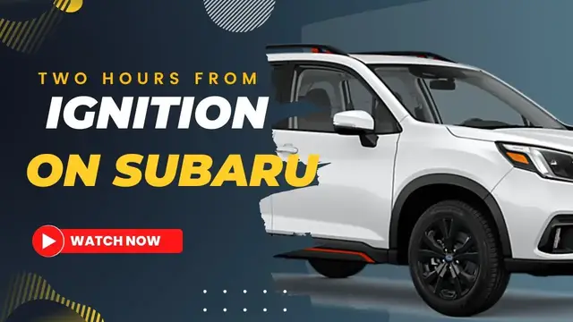 Video thumbnail for Why it Shows - Two Hours From Ignition On Subaru And What Does It Mean?