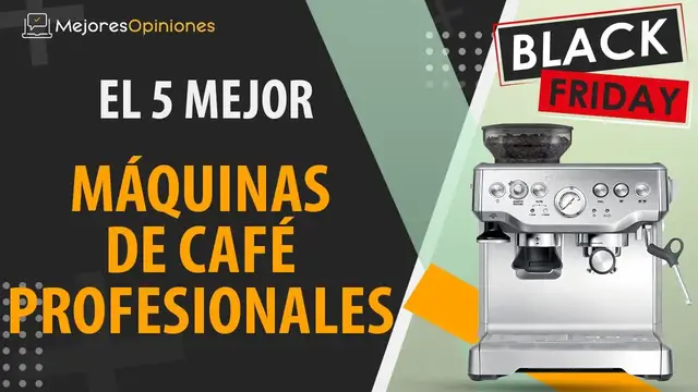 Video thumbnail for 🚩 MEJOR MÁQUINA DE CAFÉ PROFESIONAL - Black Friday 2021 (Comparación y guía de compra)