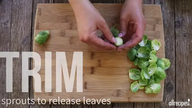 'Video thumbnail for How to Make Spicy Brussels Sprout Chips _ Appetizer Recipes _ Allrecipes.com(720P_HD)'