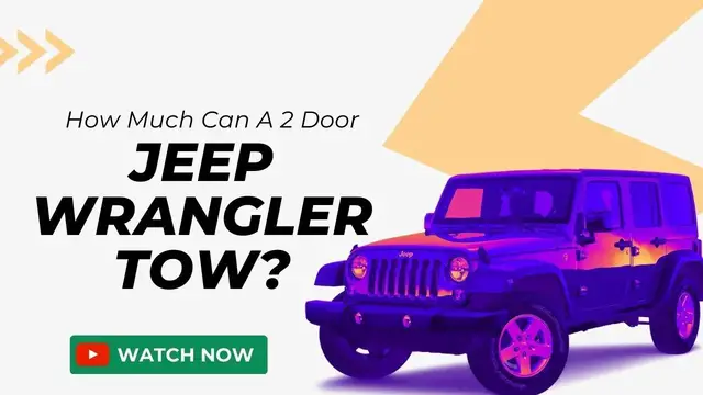 Video thumbnail for Unbelievable! Watch How Much Weight This 2 Door Jeep Wrangler Can Tow!
