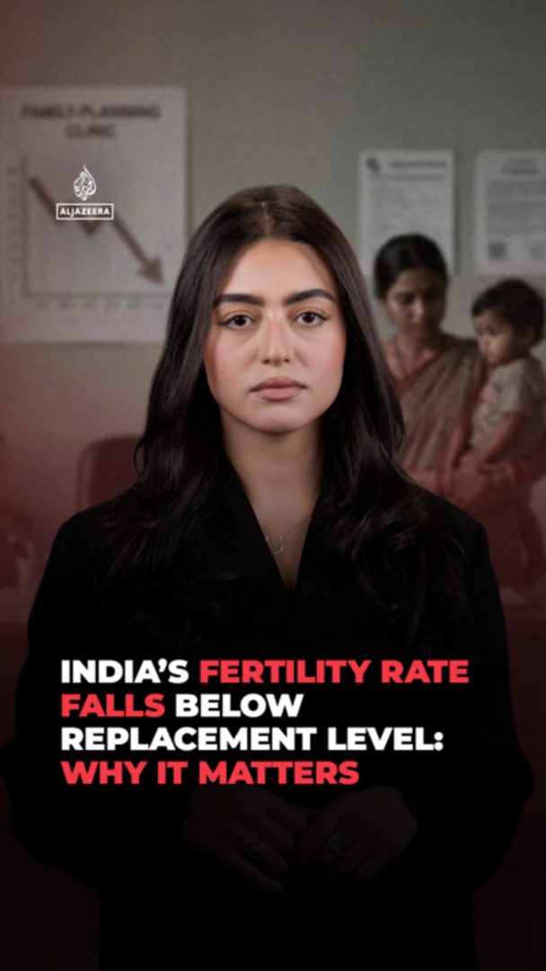 Video thumbnail for India’s fertility rate falls below replacement level: Why it matters
