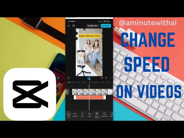 'Video thumbnail for How To Speed Up Or Slow Down Video Clips In CapCut'