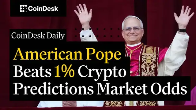 Video thumbnail for American Pope Beats 1% Crypto Predictions Market Odds