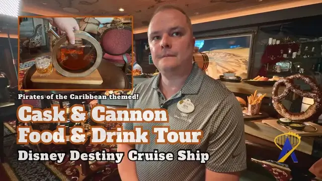 Video thumbnail for Cask & Cannon Pirate Bar Interviews on the Disney Destiny