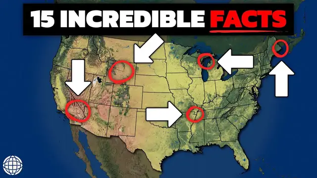 'Video thumbnail for 15 Incredible Geography Facts About The US'