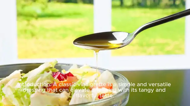 Video thumbnail for Classic Vinaigrette Recipe