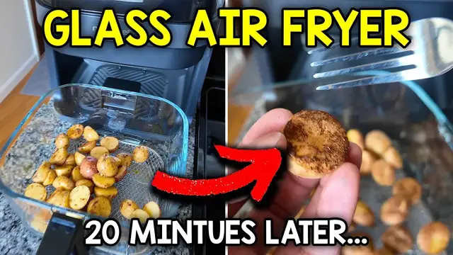 Video thumbnail for Testing Out The Nutrichef 5.8 Quart Glass Air Fryer