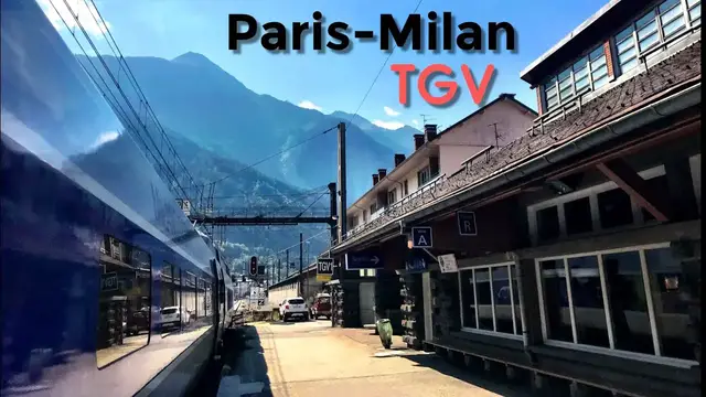 'Video thumbnail for PARIS to MILAN by train: Spectacular TGV through the Alps'