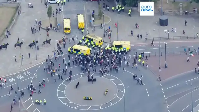 'Video thumbnail for Protests in UK against asylum seeker housing continue, counter-protests arise'