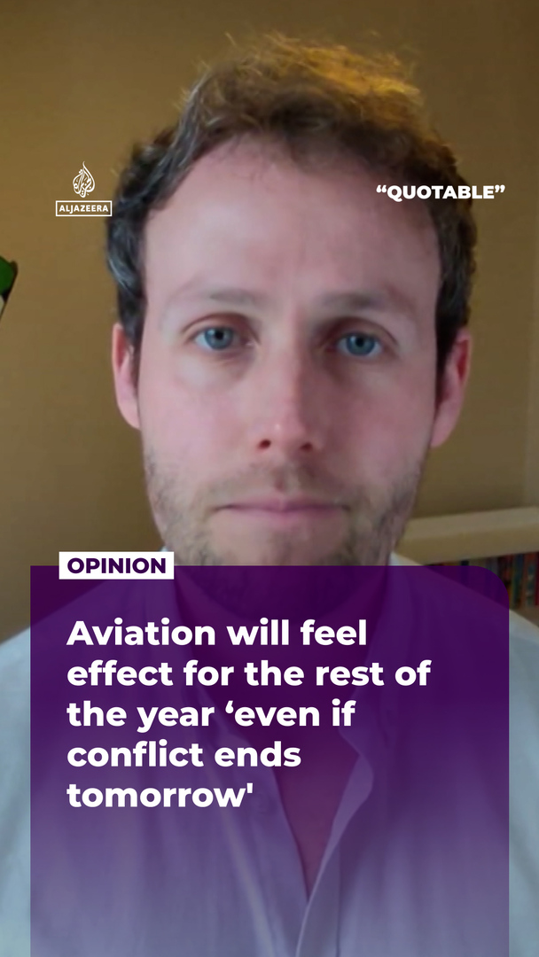 Video thumbnail for Aviation will feel effect for the rest of the year ‘even if conflict ends tomorrow'