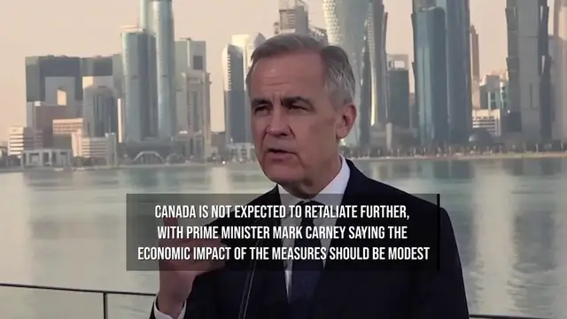 Video thumbnail for US Ban On Canadian Alcohol And Dairy Takes Effect.