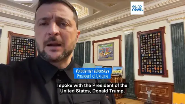 'Video thumbnail for Zelenskyy has second call with Trump amid Russian strikes on Ukraine energy infrastructure'