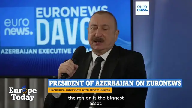 Video thumbnail for Azerbaijan's president says world order transitioning from rule of law to 'rule of strength'