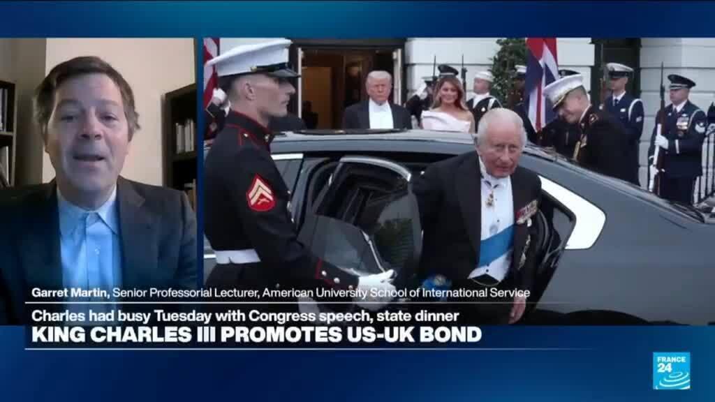 Video thumbnail for King Charles’s US visit ‘about future generations, not just the current administration’