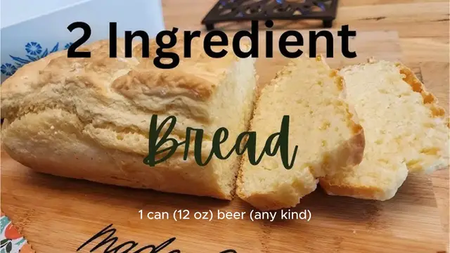 Video thumbnail for 2-Ingredient Slow Cooker Beer Bread
