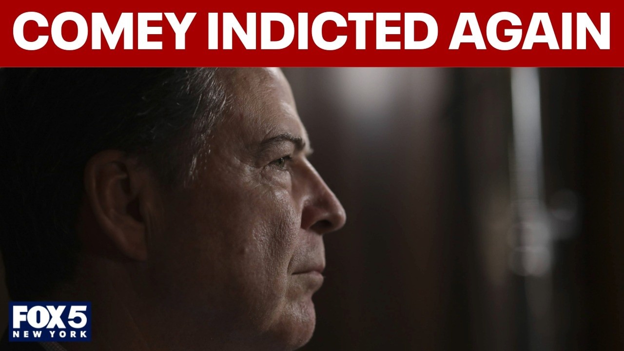 Video thumbnail for Former FBI Director Comey indicted again