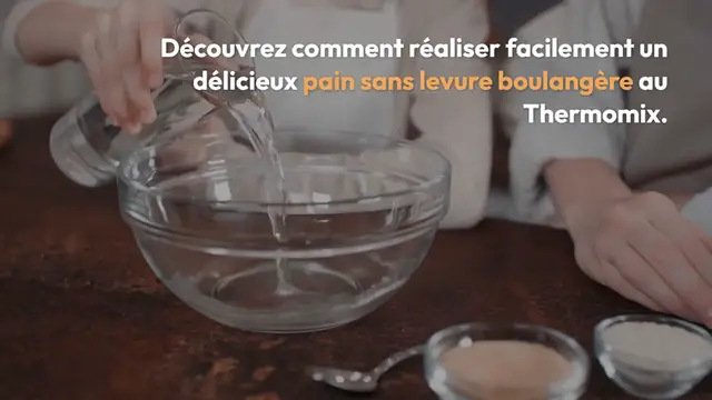 Video thumbnail for Comment faire du pain sans levure boulangère au Thermomix