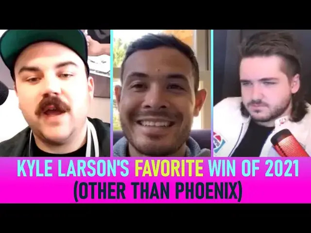 'Video thumbnail for Garage Talk: What Was Kyle Larson's Favorite NASCAR Cup Win in 2021 (Aside From Phoenix)?'