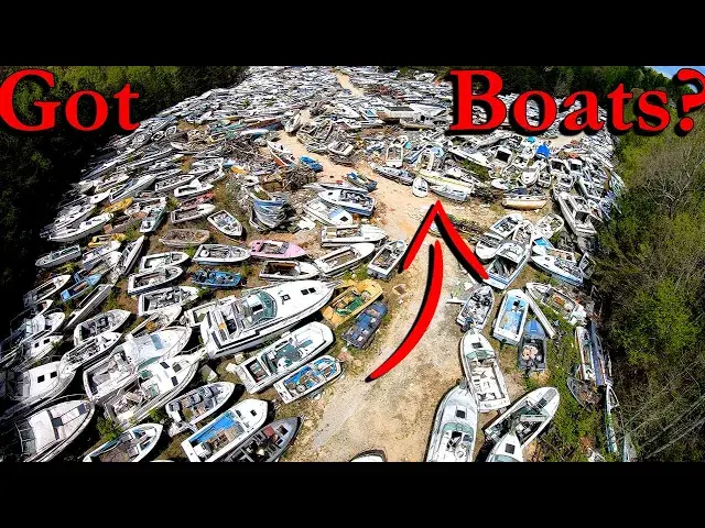 Video thumbnail for Visiting A Boat GRAVEYARD!!!